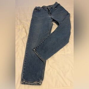 Levi's Classic Blue Denim relaxed, fit tapered leg Jeans 8 S